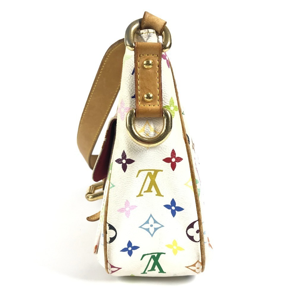LOUIS VUITTON Multicolor Lodge Bag Crossbody Shoulder Blanc White - Picture 4 of 15